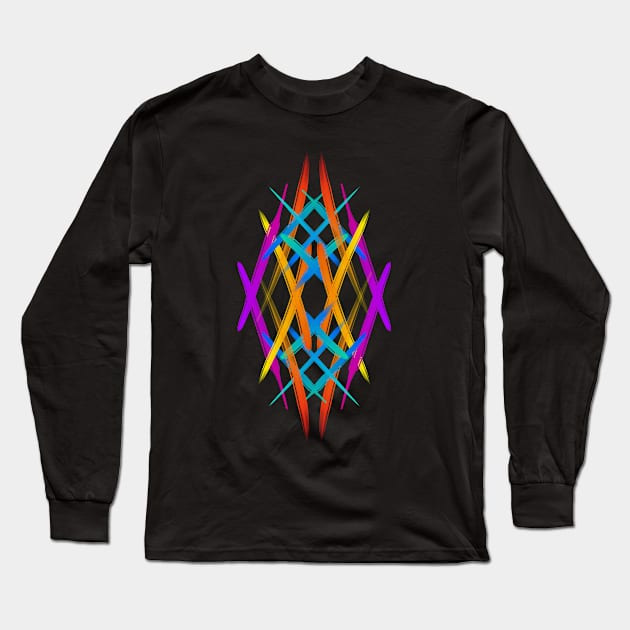 Abstraction Long Sleeve T-Shirt by Tuye Project